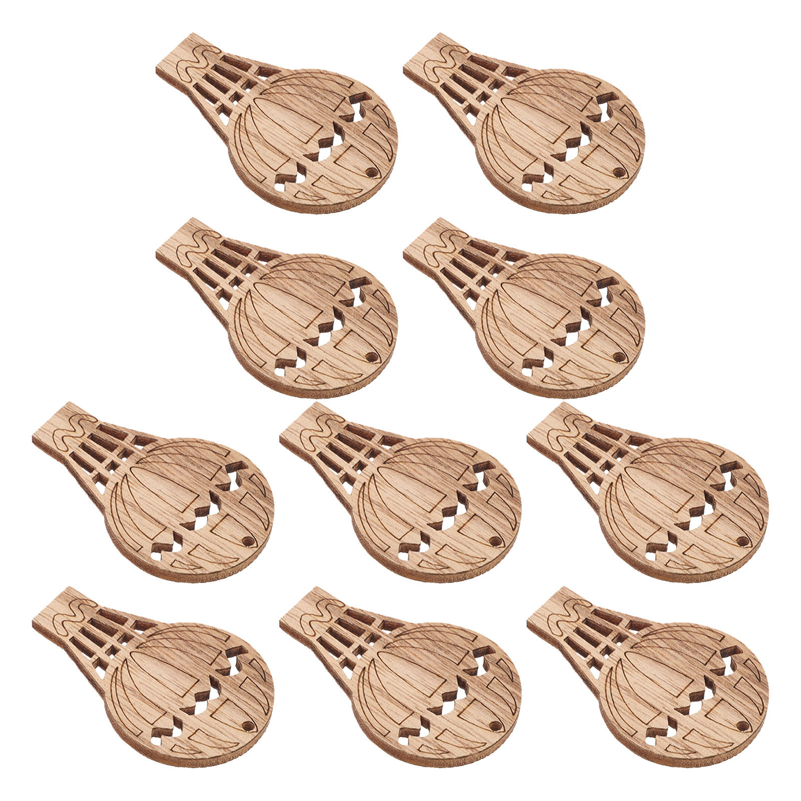 10Pcs Wooden Hot Air Balloon W - Art And Craft For Nursery recension och pris