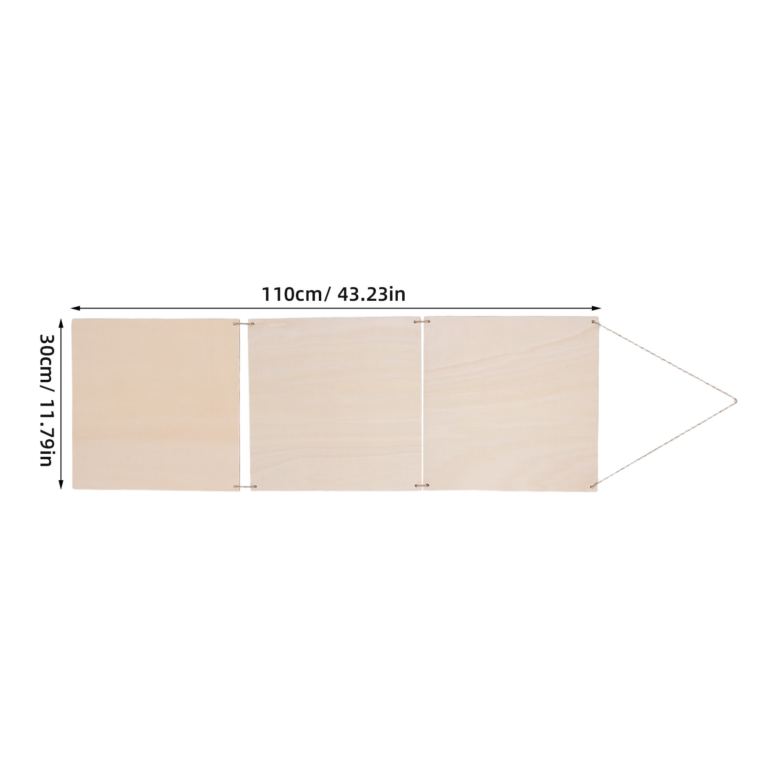 Blank Wooden Hanging Signs Unf - Art And Craft For Nursery recension och pris