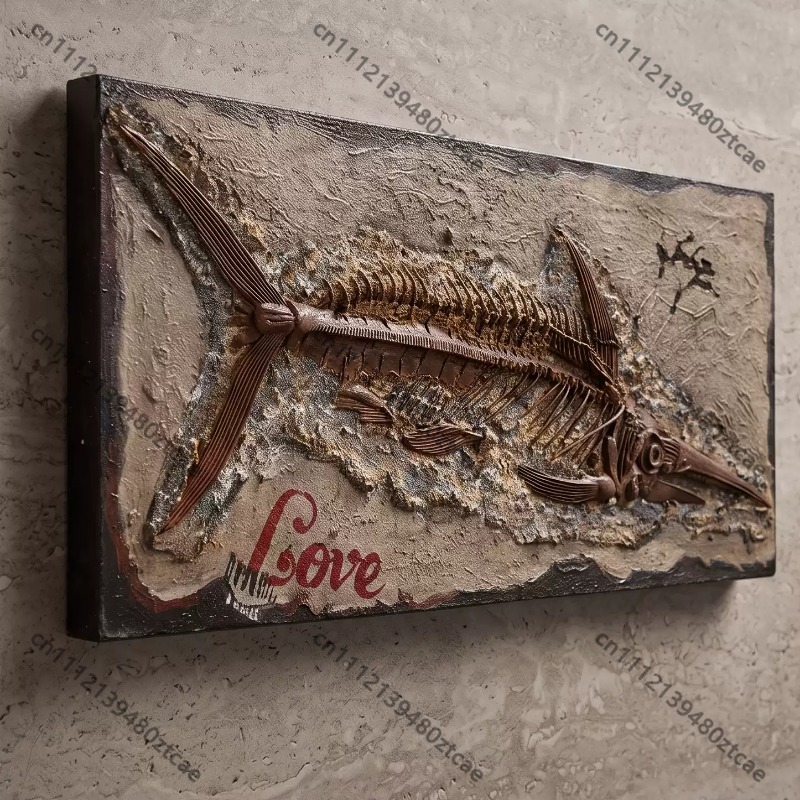 3D Metal Tin Plate Fish Bone F - Art Craft Bar recension och pris