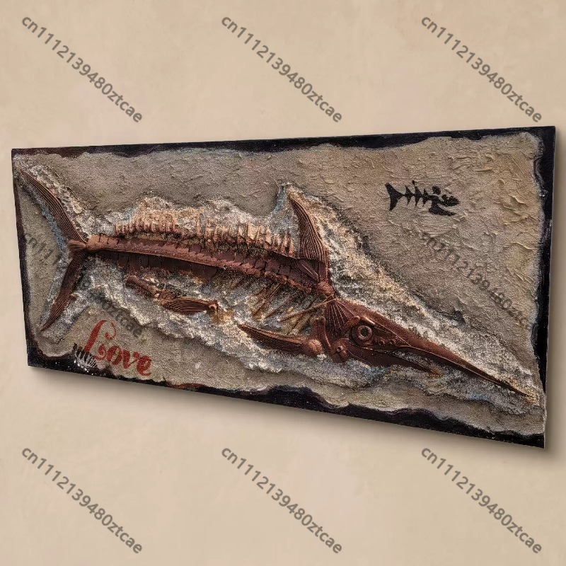 3D Metal Tin Plate Fish Bone F - Art Craft Bar recension och pris