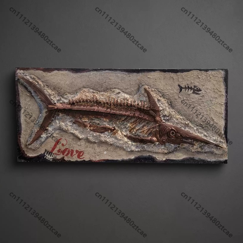 3D Metal Tin Plate Fish Bone F - Art Craft Bar recension och pris