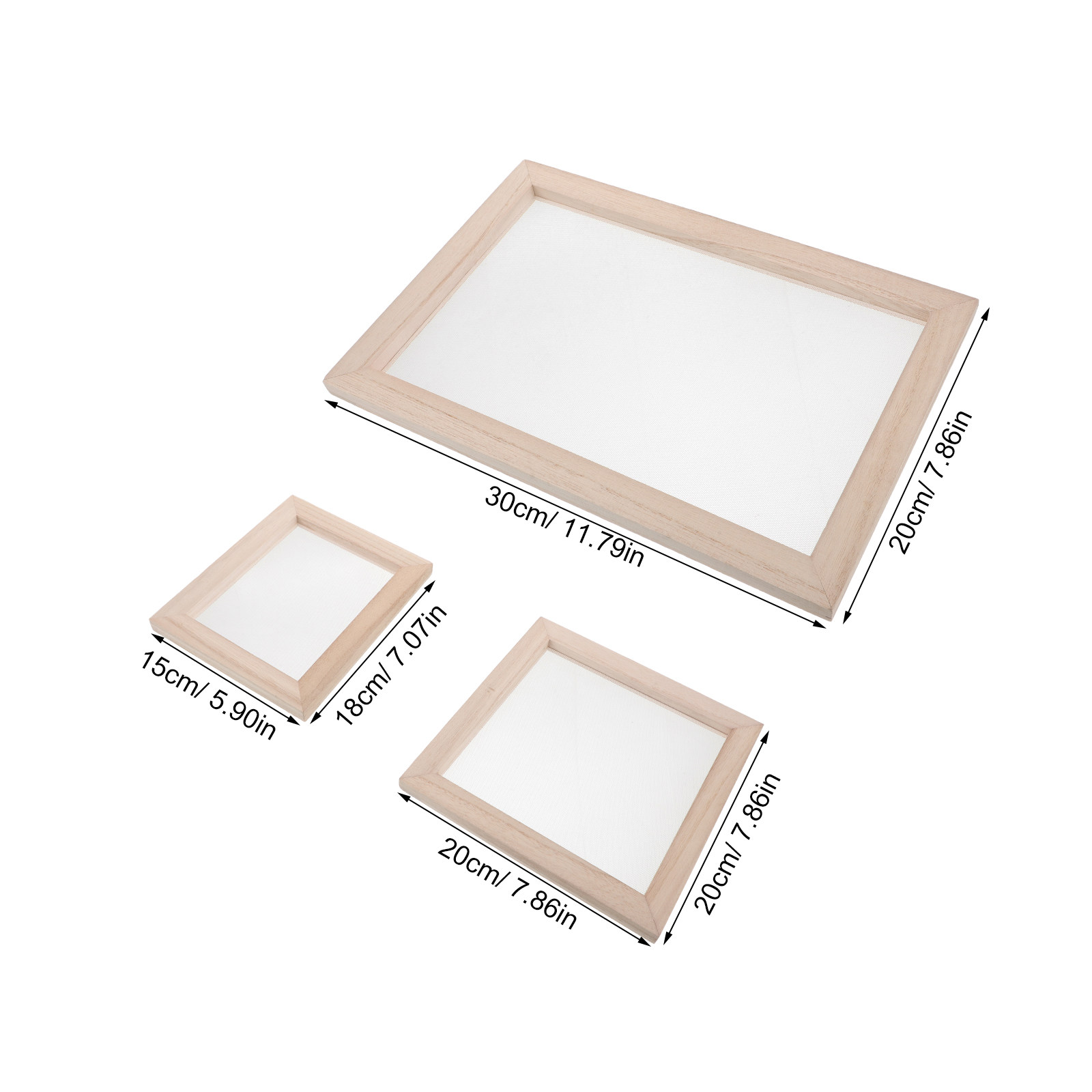 3Pcs Paper Making Frame Kit Wo - Art Craft With Paper recension och pris