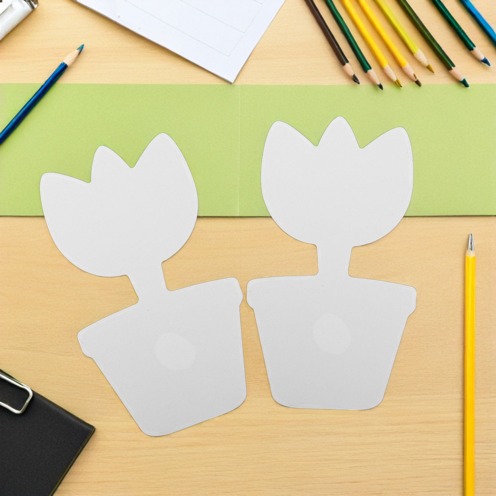 20Pcs DIY Unpainted Flower Pot - Art Craft Cardboard recension och pris