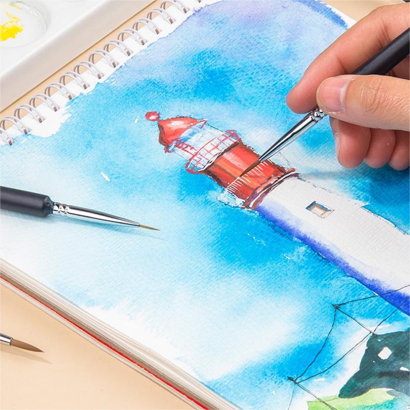 Fine Detail Paint Brush Hook L - Gouache Paint Set recension och pris