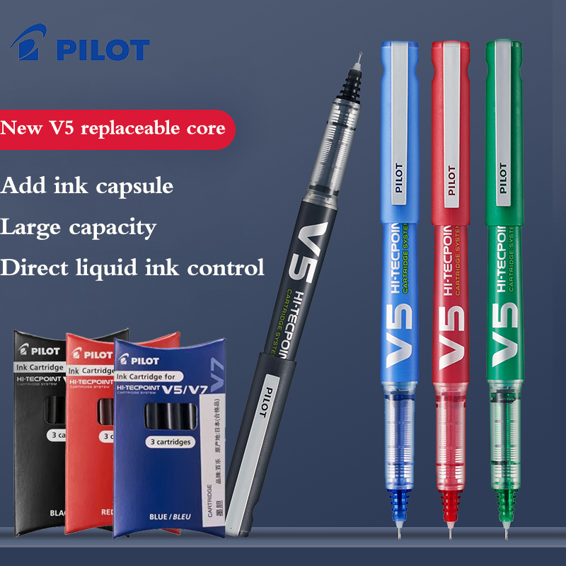 5 Pcs PILOT Gel Pen BXC-V5/V7  - Pilot Pen V5 recension och pris