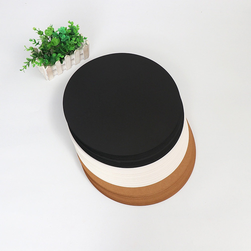 20Pcs Round Kraft Paper Smooth - Art Craft Cardboard recension och pris