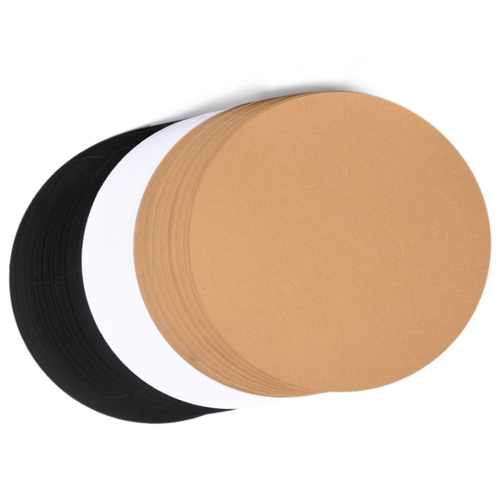 20Pcs Round Kraft Paper Smooth - Art Craft Cardboard recension och pris