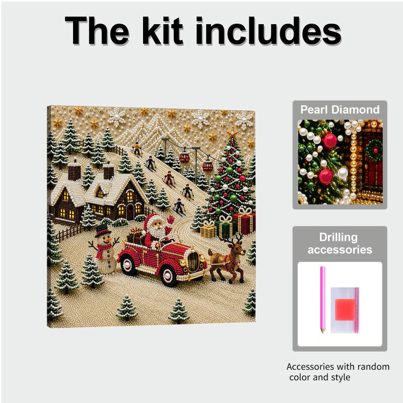 Christmas Pearl Painting Art K - Art Craft Kit recension och pris