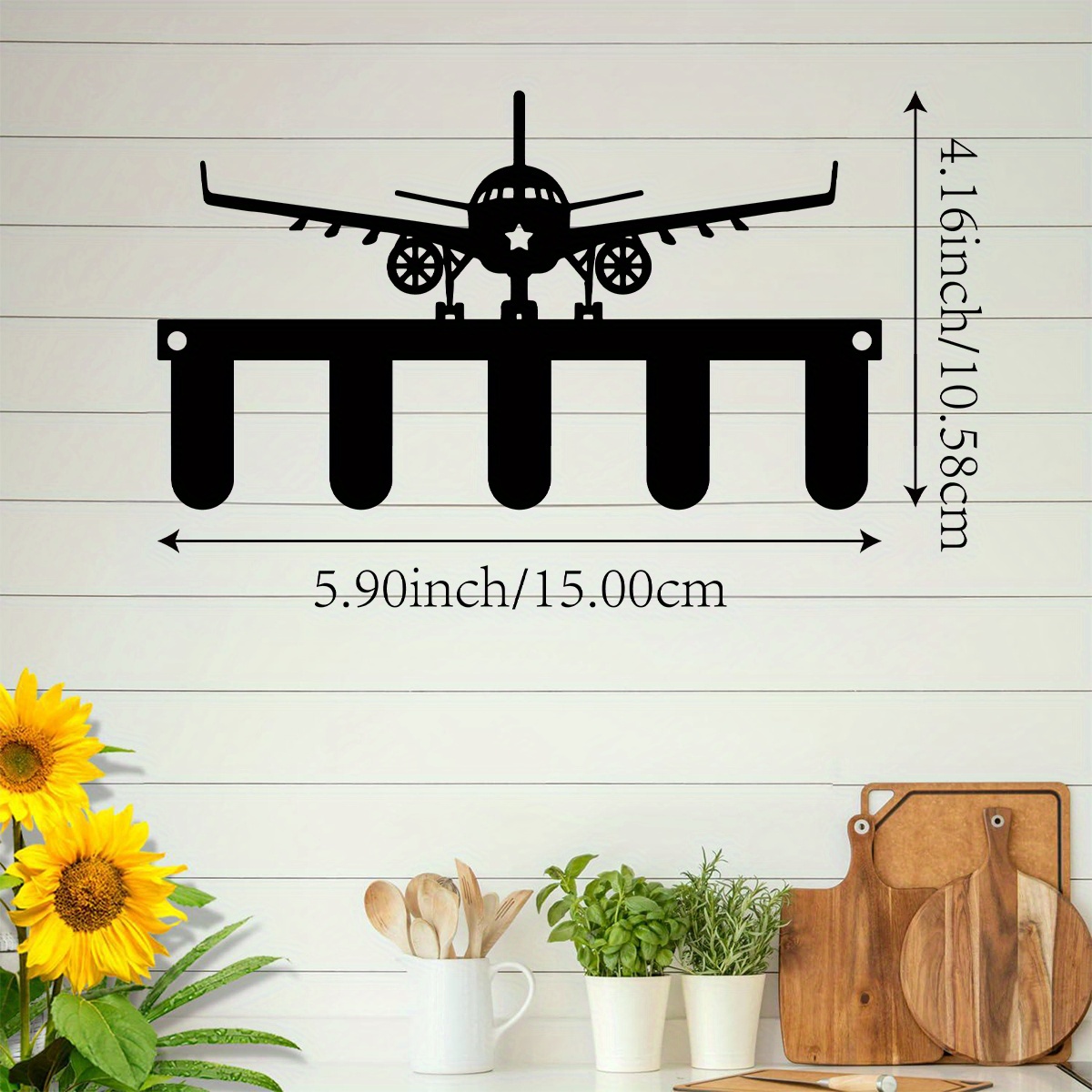 CIFBUY Airplane Metal Wall Art - Art Craft Bar recension och pris