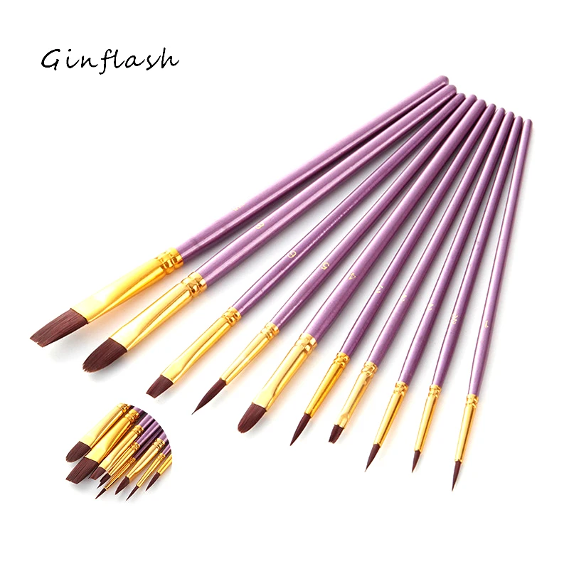 Ginflash 6/10pcs set Watercolo - Gouache Paint Set recension och pris