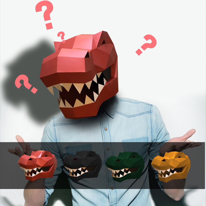 Tyrannosaurus Rex Animal Mask  - Art Craft Cardboard recension och pris