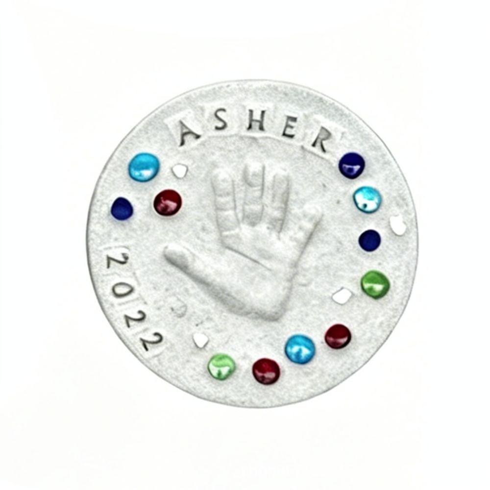 Newborn Keepsake Handprint Foo - Art And Craft For Nursery recension och pris