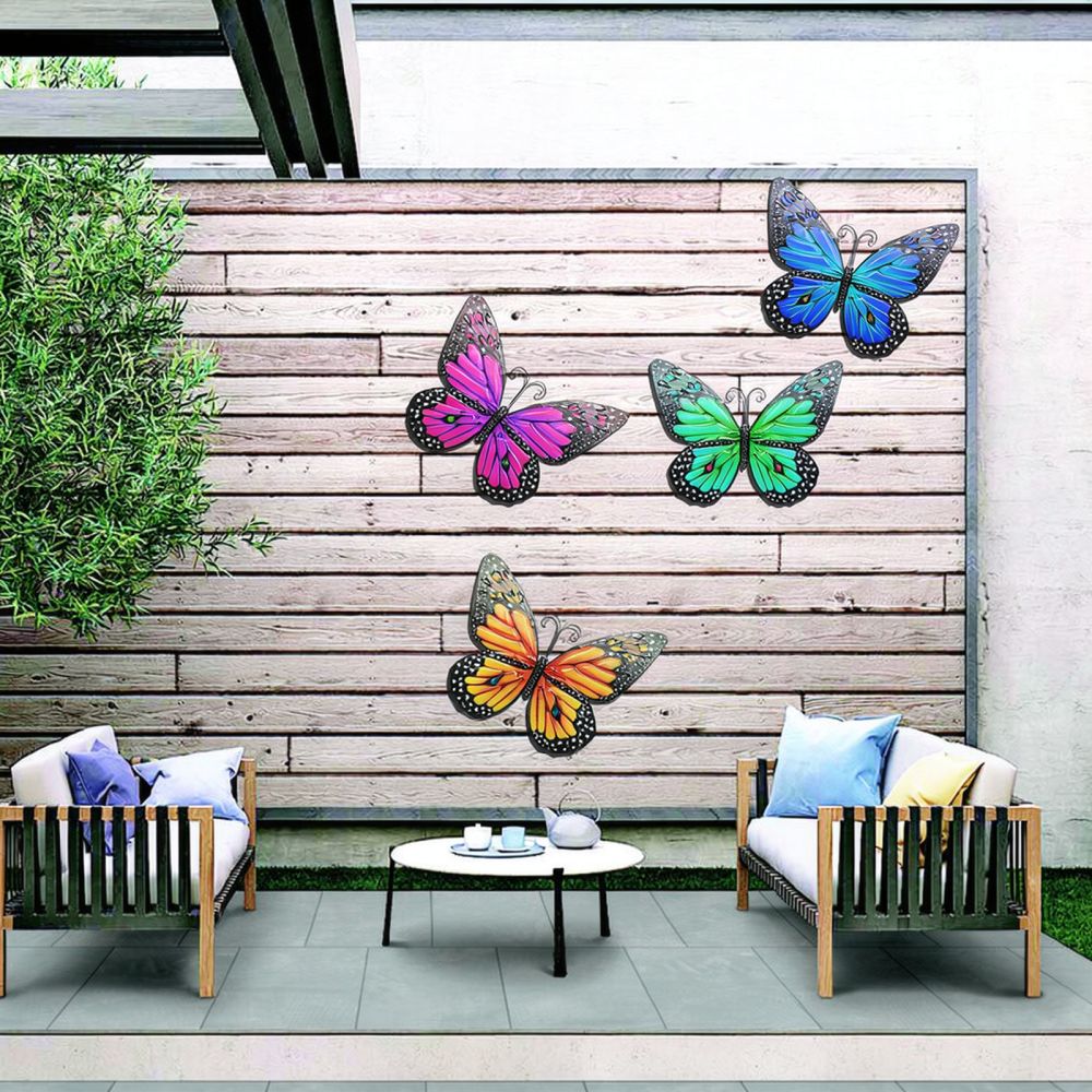 Small Metal Butterfly Wall Dec - Art And Craft For Nursery recension och pris