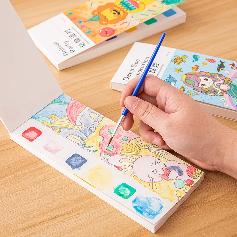 20 Pages Portable Watercolor P - Gouache Paint Set recension och pris