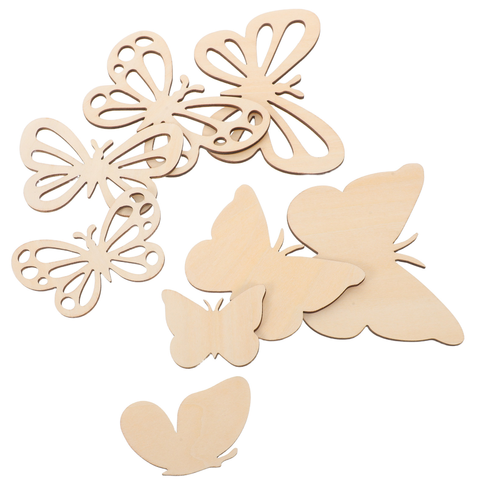 16pcs Unfinished Wood Butterfl - Art And Craft For Nursery recension och pris