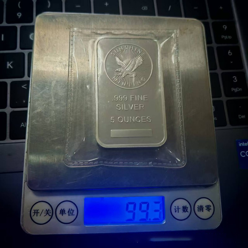 5 Oz Sunshine Minting Silver B - Art Craft Bar recension och pris