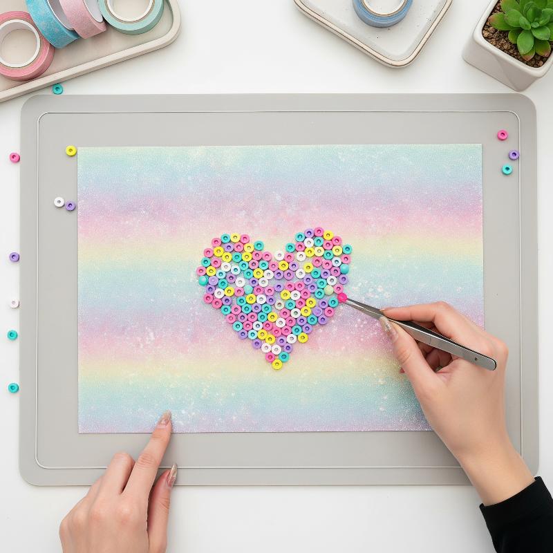 Gradient Glitter Fuse Bead Iro - Art Craft With Paper recension och pris