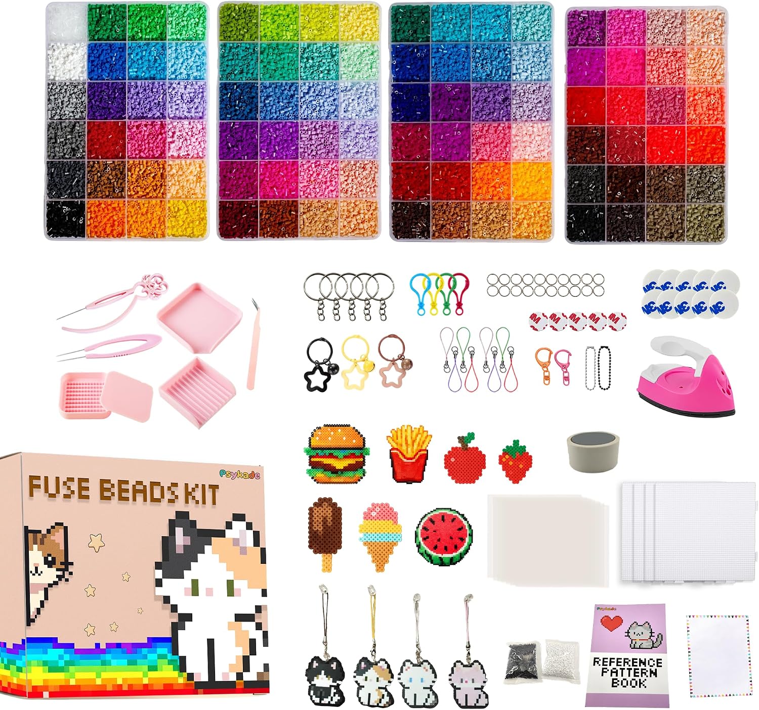 Fuse Beads Kit-Easy DIY-96 Col - Art Craft Kit recension och pris